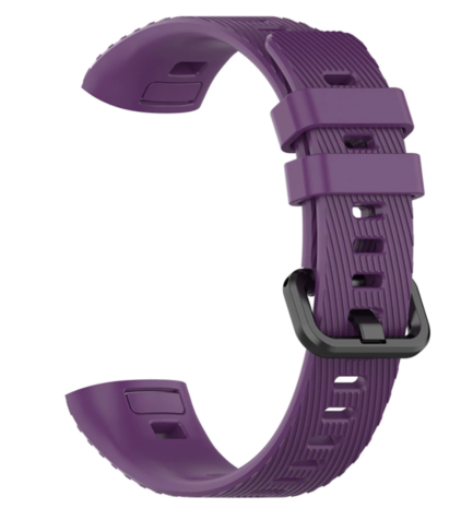 Strap-it Strap-it Huawei Band 3/4 Pro Silicone Strap (Purple)