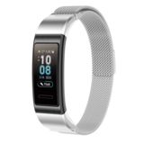 Strap-it Huawei Band 3/4 Pro Milanese Metal Strap (Silver) Strap-it Huawei Band 3/4 Pro Milanese Metal Strap (Silver)
