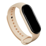 Strap-it Xiaomi Mi Band 3/4 Silicone Strap (Beige)