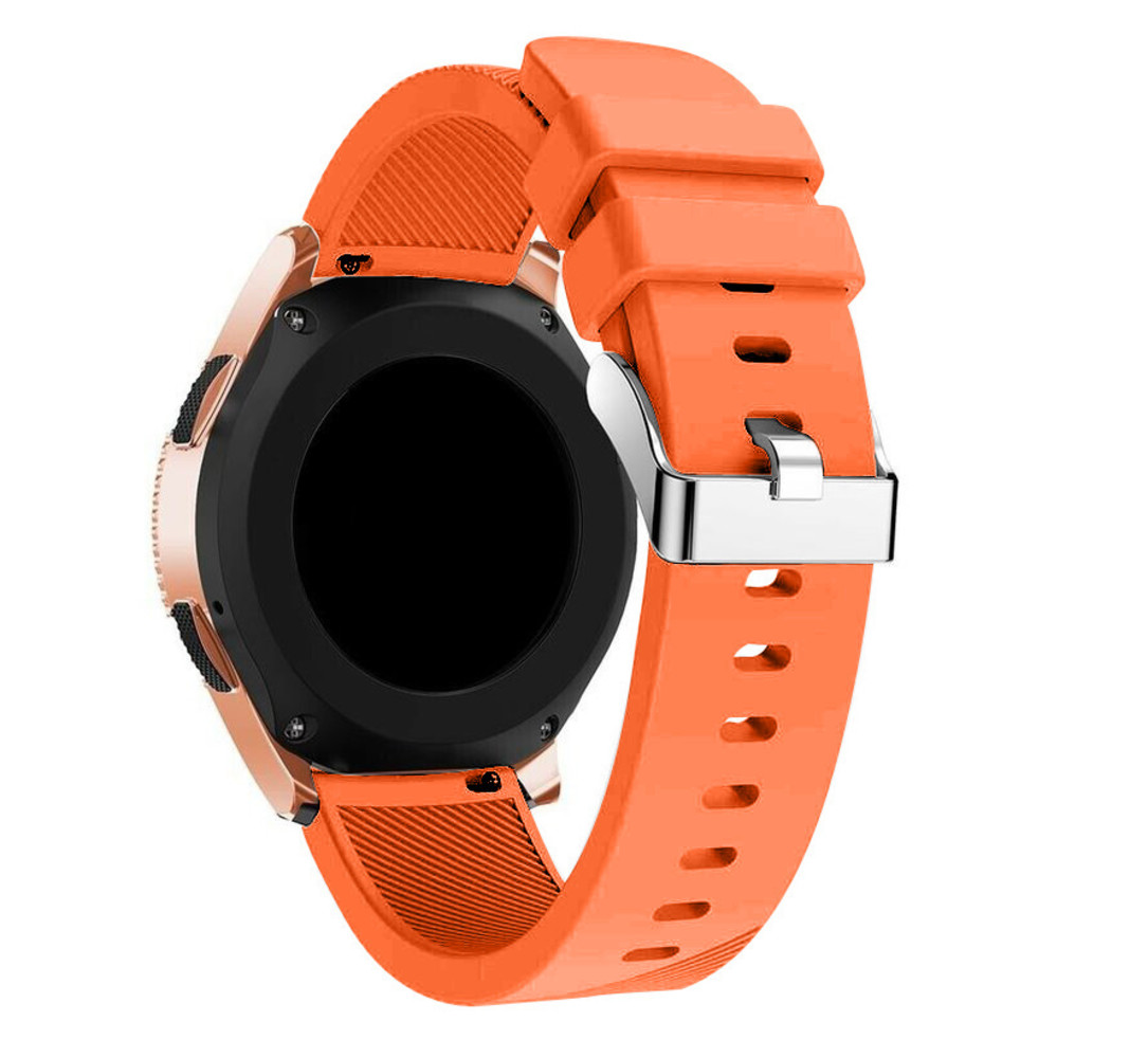 Strap-it Strap-it Samsung Galaxy Watch 42mm Silicone Strap (Orange) Strap-it Strap-it Samsung Galaxy Watch 42mm Silicone Strap (Orange)
