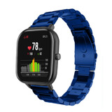 Strap-it Xiaomi Amazfit GTS Steel Strap (Blue)