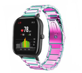 Strap-it Xiaomi Amazfit GTS Steel Strap (Pearlescent) Strap-it Xiaomi Amazfit GTS Steel Strap (Pearlescent)