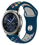 Strap-it Strap-it Samsung Gear S3 Classic/Frontier Sport Strap (Pine Green/Rainbow)