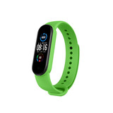 Strap-it Xiaomi Mi Band 5 Silicone Strap (Light Green)