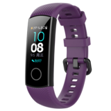 Strap-it Honor Band 4/5 Silicone Strap (Purple)