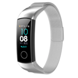 Strap-it Honor Band 4/5 Milanese Strap (Silver) Strap-it Honor Band 4/5 Milanese Strap (Silver)