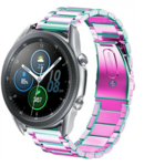 Strap-it Strap-it Samsung Galaxy Watch 3 45mm Steel Strap (Pearlescent)