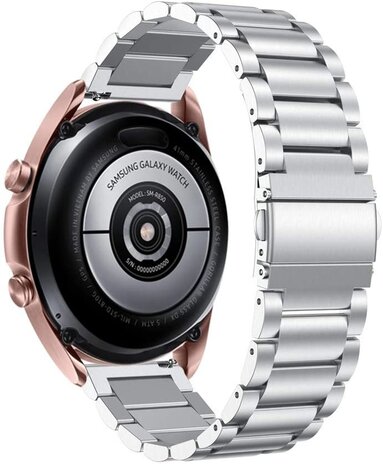 Strap-it Strap-it Samsung Galaxy Watch 3 41mm Steel Strap (Silver) Strap-it Strap-it Samsung Galaxy Watch 3 41mm Steel Strap (Silver)