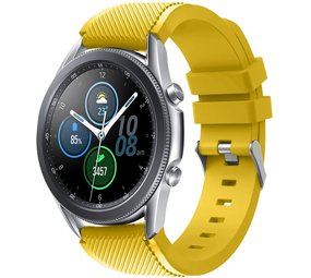 Strap-it Samsung Galaxy Watch 3 45mm Silicone Strap (Yellow)