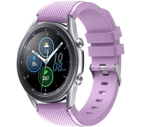 Strap-it Samsung Galaxy Watch 3 45mm Silicone Strap (Purple)