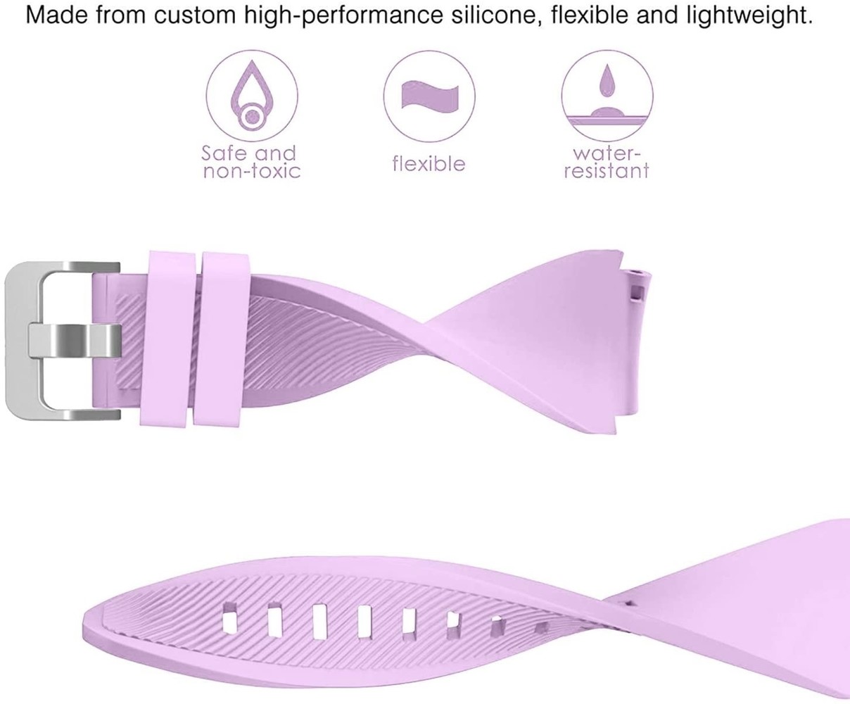 Strap-it Strap-it Samsung Galaxy Watch 3 45mm Silicone Strap (Purple) Strap-it Strap-it Samsung Galaxy Watch 3 45mm Silicone Strap (Purple)