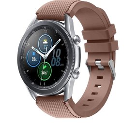 Strap-it Samsung Galaxy Watch 3 45mm Silicone Strap (Brown)