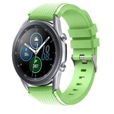 Strap-it Samsung Galaxy Watch 3 45mm Silicone Strap (Light Green)
