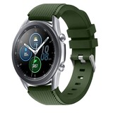 Strap-it Samsung Galaxy Watch 3 45mm Silicone Strap (Army Green)