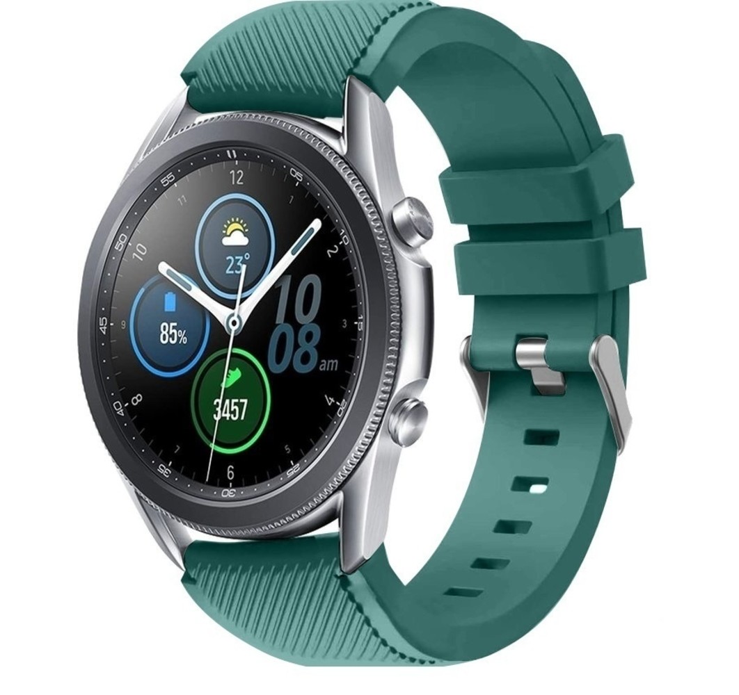 Strap-it Strap-it Samsung Galaxy Watch 3 45mm Silicone Strap (Fir Green) Strap-it Strap-it Samsung Galaxy Watch 3 45mm Silicone Strap (Fir Green)