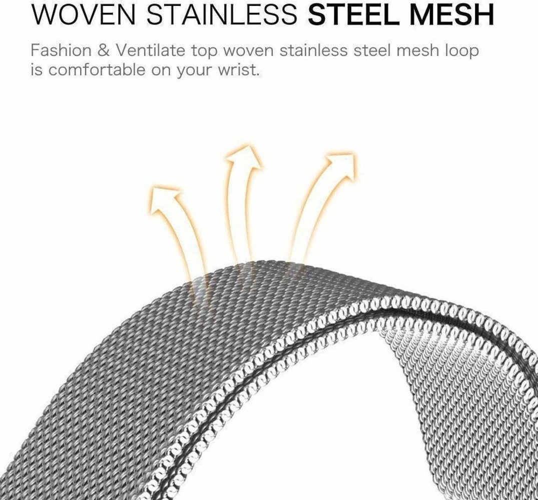 Strap-it Strap-it Samsung Galaxy Watch 3 45mm Milanese Strap (Silver) Strap-it Strap-it Samsung Galaxy Watch 3 45mm Milanese Strap (Silver)