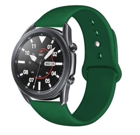 Strap-it Strap-it Samsung Galaxy Watch 3 45mm Sport Strap (Army Green) Strap-it Strap-it Samsung Galaxy Watch 3 45mm Sport Strap (Army Green)