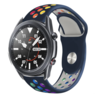 Strap-it Strap-it Samsung Galaxy Watch 3 45mm Sport Strap (Dark Blue/Rainbow) Strap-it Strap-it Samsung Galaxy Watch 3 45mm Sport Strap (Dark Blue/Rainbow)