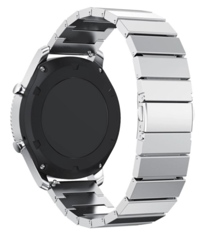 Strap-it Strap-it Samsung Galaxy Watch 3 45mm Metal Strap (Silver) Strap-it Strap-it Samsung Galaxy Watch 3 45mm Metal Strap (Silver)