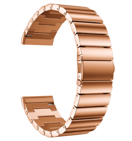 Strap-it Strap-it Fitbit Sense Metal Strap (Rose Gold) Strap-it Strap-it Fitbit Sense Metal Strap (Rose Gold)