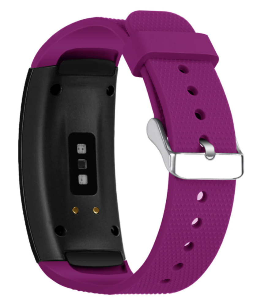 Strap-it Strap-it Samsung Gear Fit 2 (Pro) Silicone Strap (Purple)