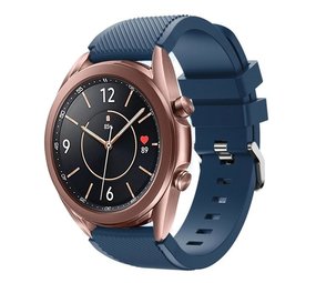 Strap-it Samsung Galaxy Watch 3 41mm Silicone Strap (Dark Blue)
