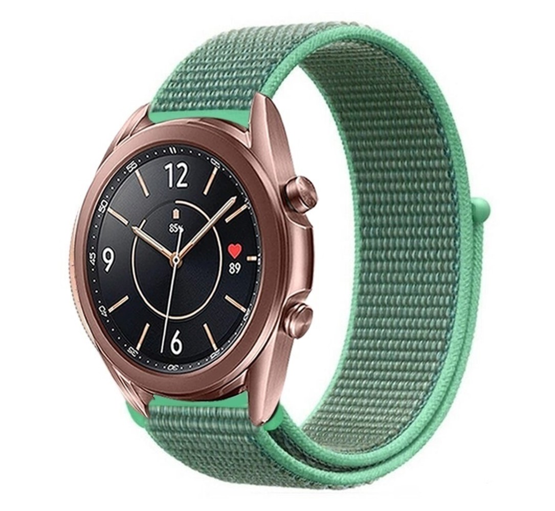 Strap-it Strap-it Samsung Galaxy Watch 3 41mm Nylon Strap (Mint Green) Strap-it Strap-it Samsung Galaxy Watch 3 41mm Nylon Strap (Mint Green)