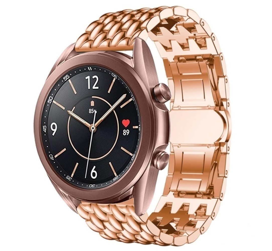 Samsung Galaxy Watch 3 41mm Steel Strap Dragon Rose Gold