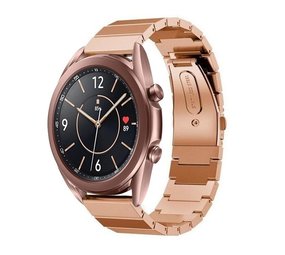 Strap-it Samsung Galaxy Watch 3 41mm Metal Strap (Rose Gold) Strap-it Samsung Galaxy Watch 3 41mm Metal Strap (Rose Gold)