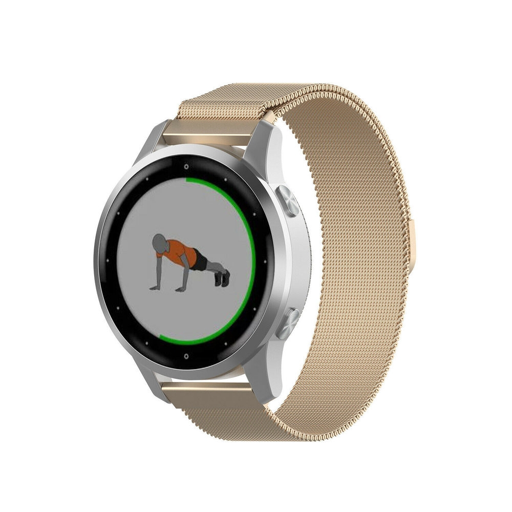Strap-it Strap-it Garmin Vivoactive 4s Milanese Strap (Champagne Gold) Strap-it Strap-it Garmin Vivoactive 4s Milanese Strap (Champagne Gold)