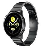 Strap-it Samsung Galaxy Watch Active Metal Strap (Black) Strap-it Samsung Galaxy Watch Active Metal Strap (Black)