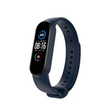 Strap-it Xiaomi Mi Band 5 Silicone Strap (Dark Blue)