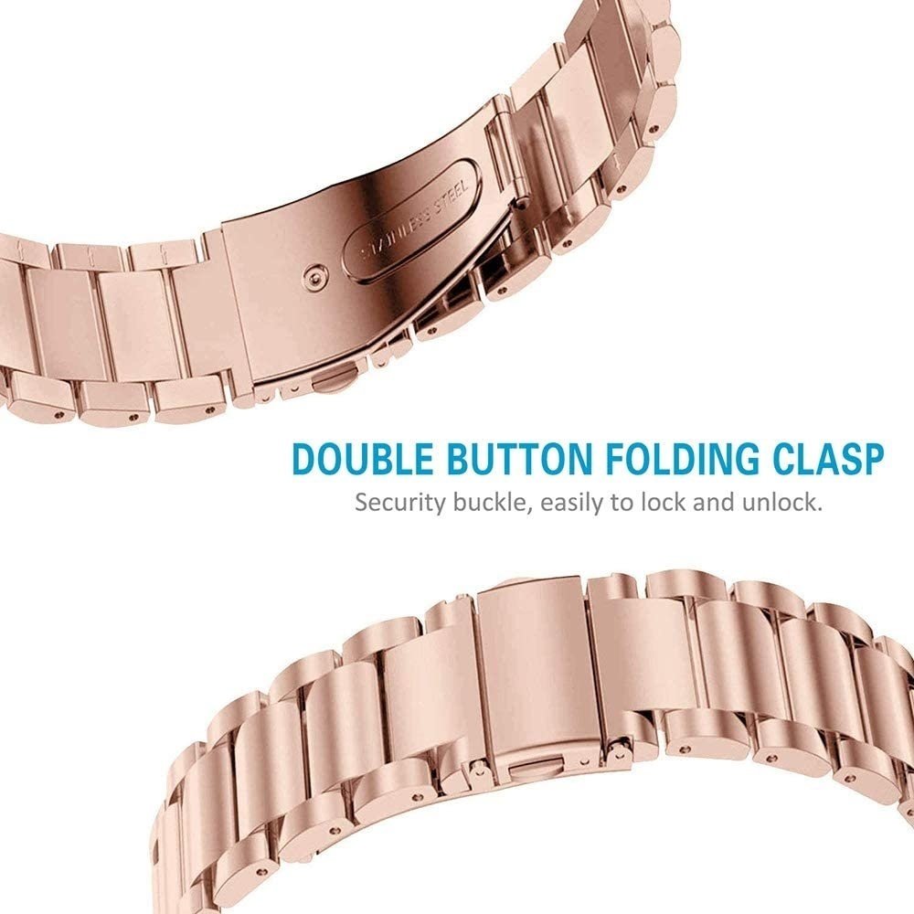 Strap-it Strap-it Fitbit Charge 4 Steel Strap (Rose Gold) Strap-it Strap-it Fitbit Charge 4 Steel Strap (Rose Gold)