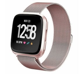 Fitbit versa shop rose gold white