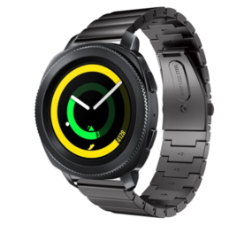 Strap-it Samsung Gear Sport Metal Strap (Black) Strap-it Samsung Gear Sport Metal Strap (Black)
