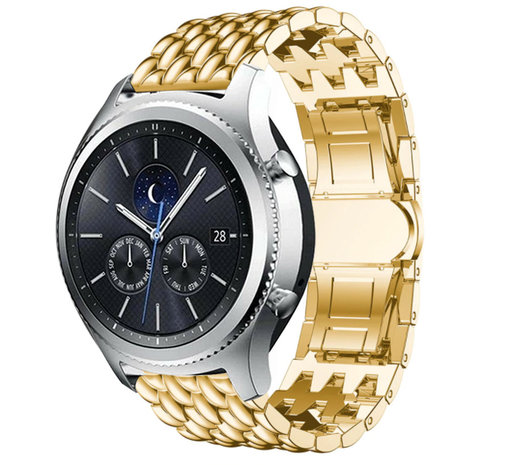Strap-it Strap-it Samsung Gear S3 Steel Strap Dragon (Gold) Strap-it Strap-it Samsung Gear S3 Steel Strap Dragon (Gold)
