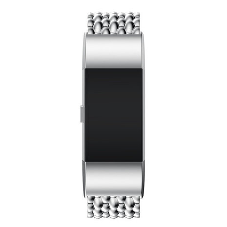 Strap-it Strap-it Fitbit Charge 3 Steel Strap Dragon (Silver) Strap-it Strap-it Fitbit Charge 3 Steel Strap Dragon (Silver)