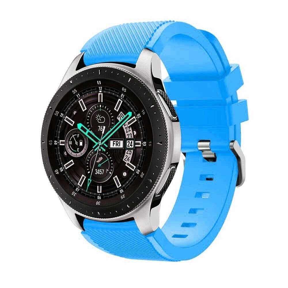 Strap-it Strap-it Samsung Galaxy Watch 46mm Silicone Strap (Light Blue) Strap-it Strap-it Samsung Galaxy Watch 46mm Silicone Strap (Light Blue)