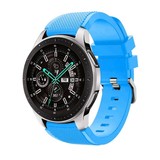 Strap-it Samsung Galaxy Watch 46mm Silicone Strap (Light Blue)
