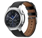 Strap-it Strap-it Samsung Gear S3 Leather Strap (Slim Black)