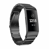 Strap-it Fitbit Charge 4 Metal Strap (Black) Strap-it Fitbit Charge 4 Metal Strap (Black)