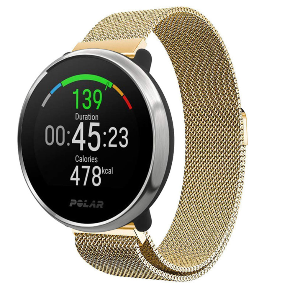 Strap-it Strap-it Polar Ignite Milanese Strap (Gold) Strap-it Strap-it Polar Ignite Milanese Strap (Gold)