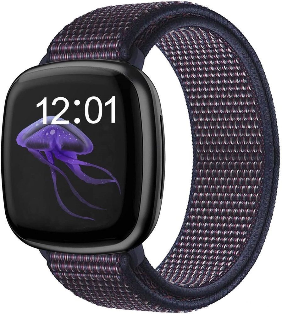Strap-it Strap-it Fitbit Versa 3 Nylon Strap (Indigo Blue) Strap-it Strap-it Fitbit Versa 3 Nylon Strap (Indigo Blue)
