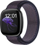 Strap-it Strap-it Fitbit Versa 3 Nylon Strap (Indigo Blue)