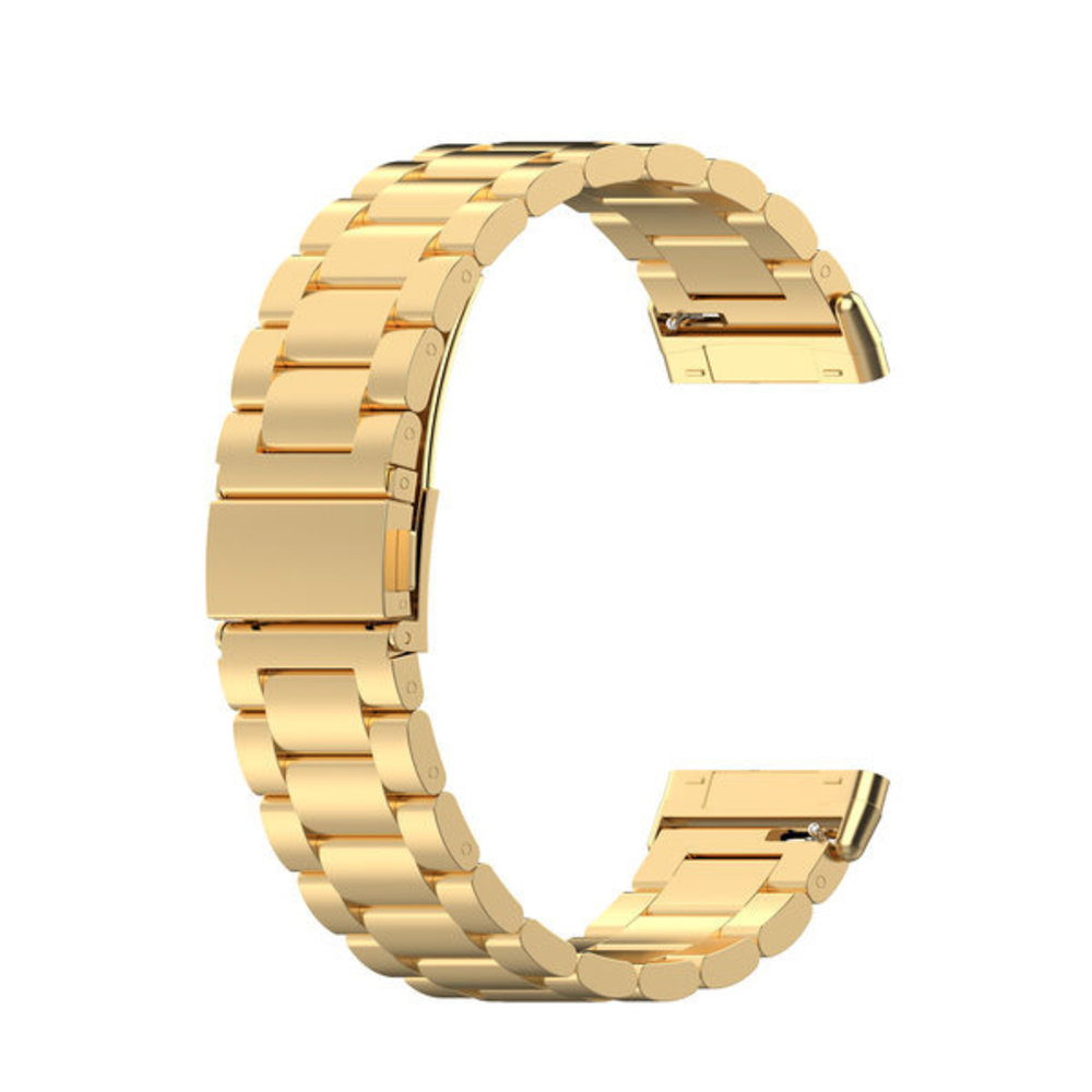 Strap-it Strap-it Fitbit Sense Steel Strap (Gold) Strap-it Strap-it Fitbit Sense Steel Strap (Gold)