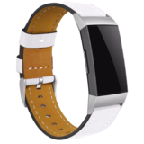 Strap-it Fitbit Charge 3 Leather Strap (White) Strap-it Fitbit Charge 3 Leather Strap (White)
