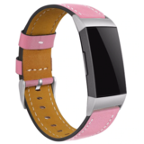 Strap-it Fitbit Charge 3 Leather Strap (Pink) Strap-it Fitbit Charge 3 Leather Strap (Pink)
