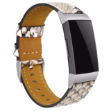 Strap-it Fitbit Charge 4 Leather Strap (Snake Pattern) Strap-it Fitbit Charge 4 Leather Strap (Snake Pattern)