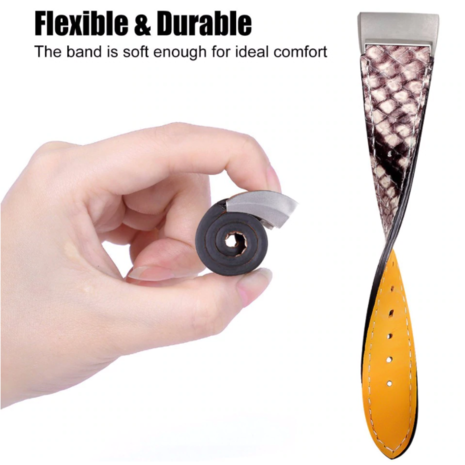 Strap-it Strap-it Fitbit Charge 4 Leather Strap (Snake Pattern) Strap-it Strap-it Fitbit Charge 4 Leather Strap (Snake Pattern)