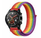 Strap-it Strap-it Huawei Watch GT 2 Nylon Strap (Rainbow)